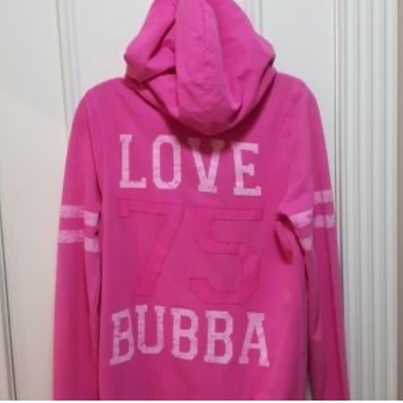 Bubba Gump Sweaters - Love Bubble zip up hoodie size large